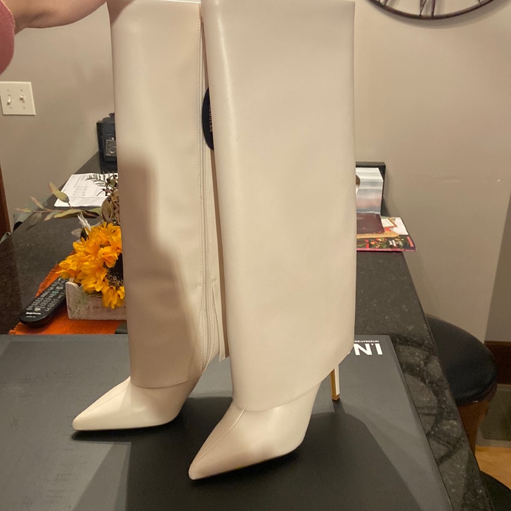 I.N.C Skylark fold over cuffed boots